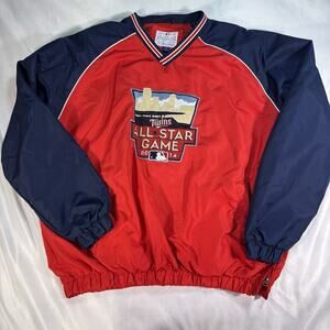 Minnesota Twins All-Star Game 2014 Pullover Jacket Mens‎ XL Embroidered